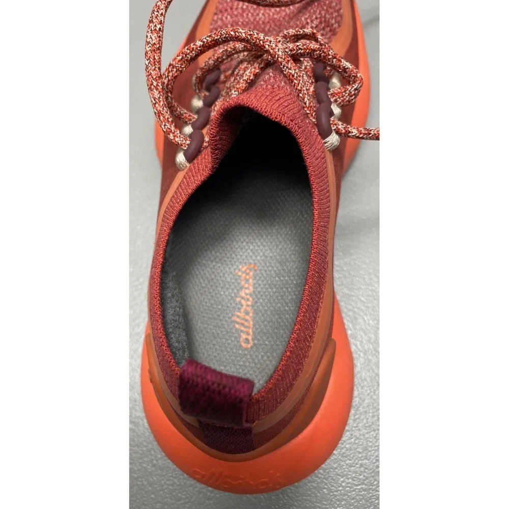 Allbirds Women's Trail Runners SWT Running Shoes Size 7 Red Orange Sneakers